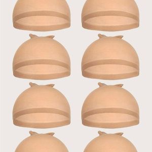 8 PCS Tan Wig Caps